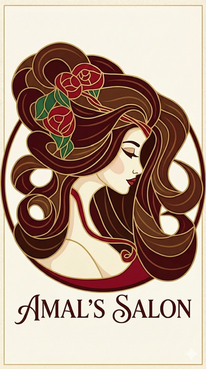 Amal' Salon brand artwork